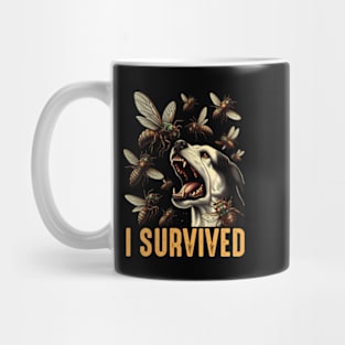 Dog Fight A Cicadas Insect Swarm Mug